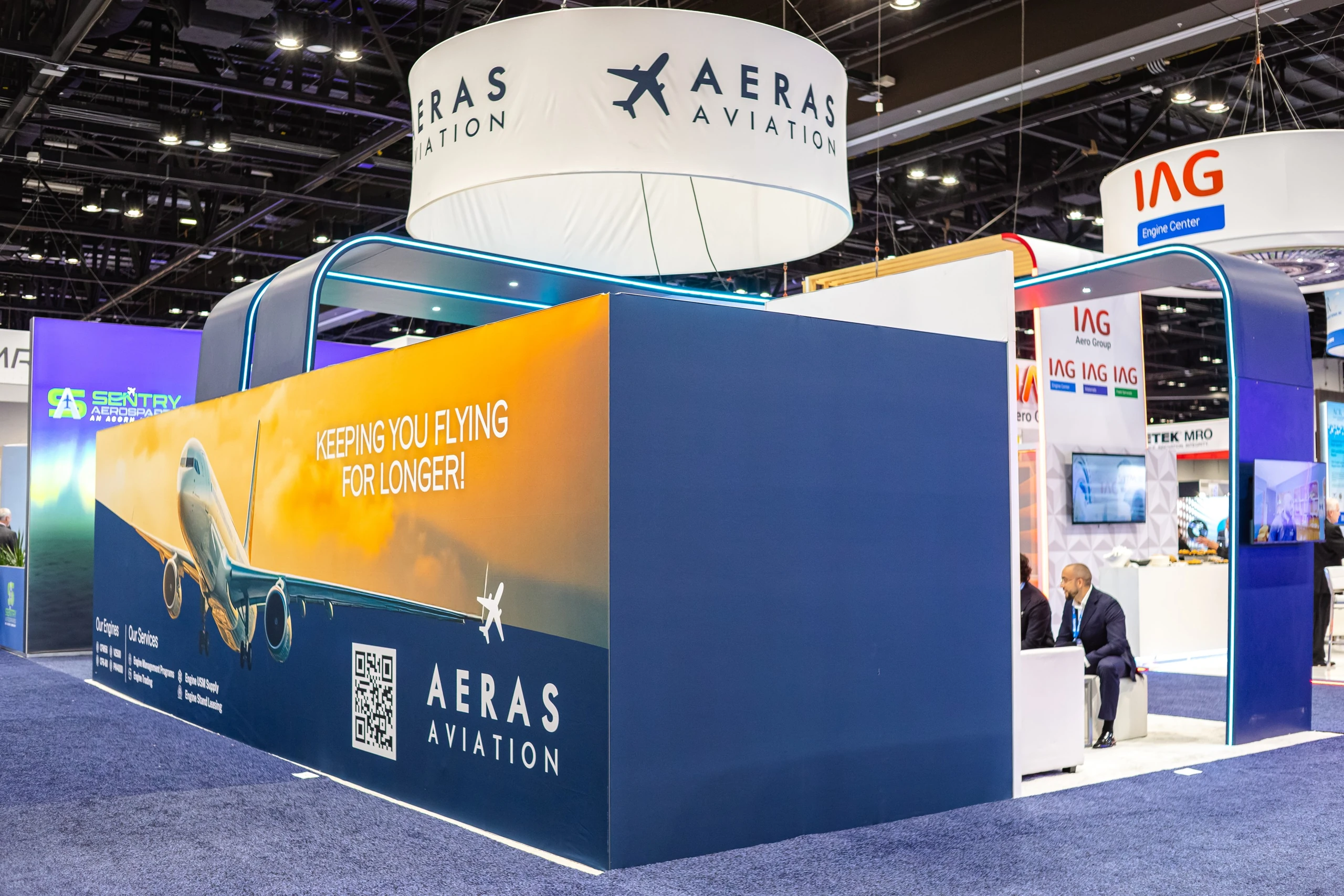 MRO Americas — Aeras Aviation booth activity