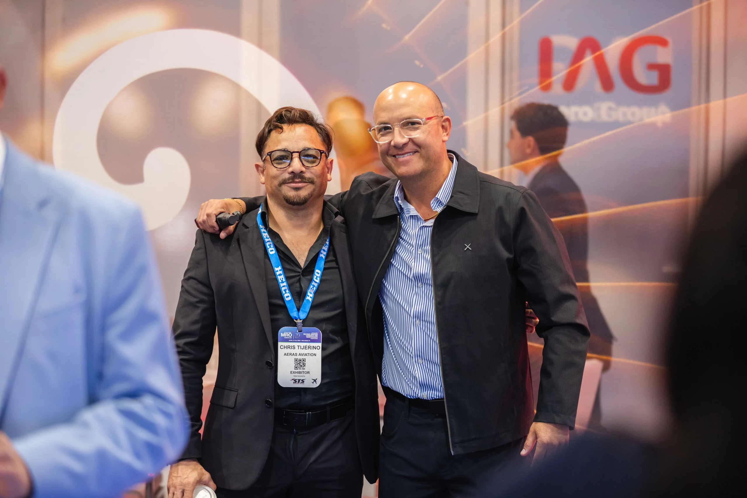 Bernard and TJ — Bonomotion team at MRO Americas